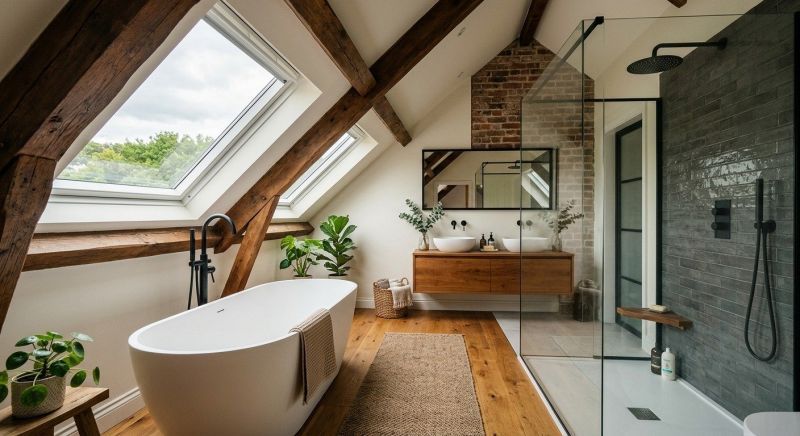 Attic Bathroom Remodeling in New London, NH