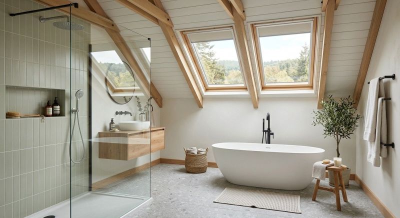 Attic Bathroom Remodeling in New London, NH