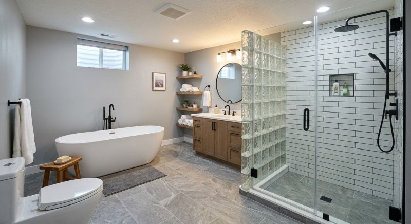 Basement Bathroom Remodeling in New London, NH