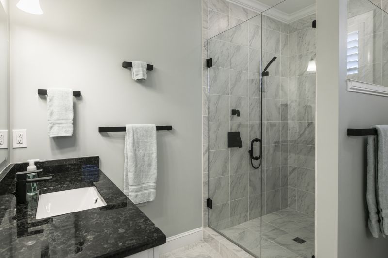 Granite Shower Installation in New London, NH