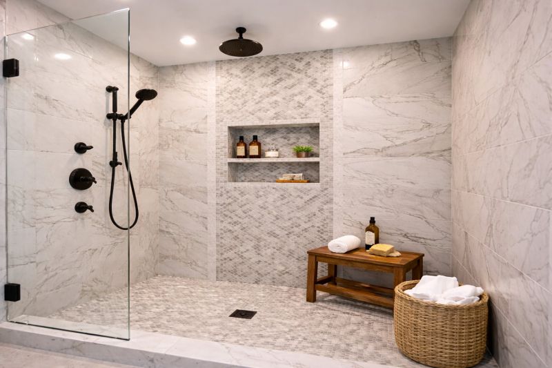 Shower Enlargement in New London, NH